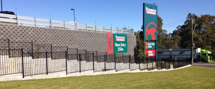 safety barrier systems project at bunnings blacktown