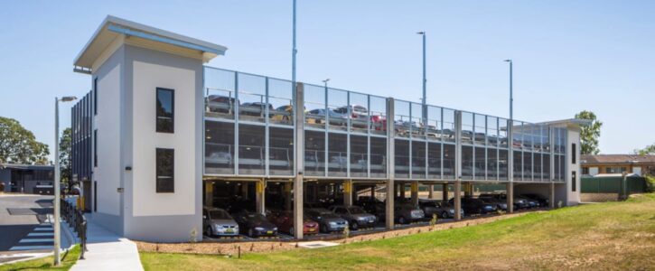 3 level car park of canley cale